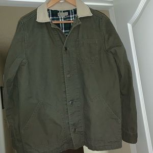 Olive green button up shirt/jacket
